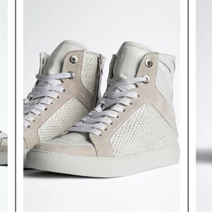 ZADIG & VOLTAIRE High Flash Keith Sneakers New